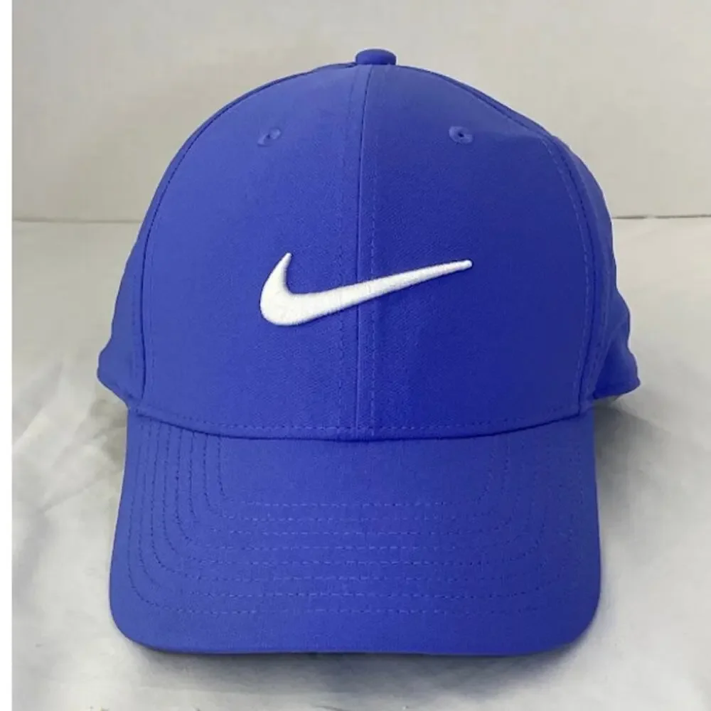 Nike Adult Dri-FIT Club Structured Swoosh Cap - Royal Blue (Size L-XL)